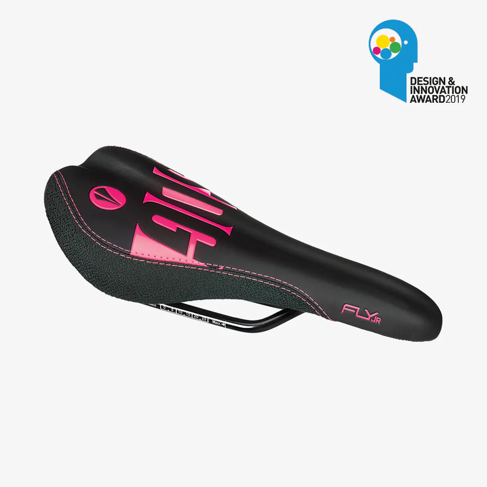 SDG FLY Junior Sattel Schwarz/Pink
