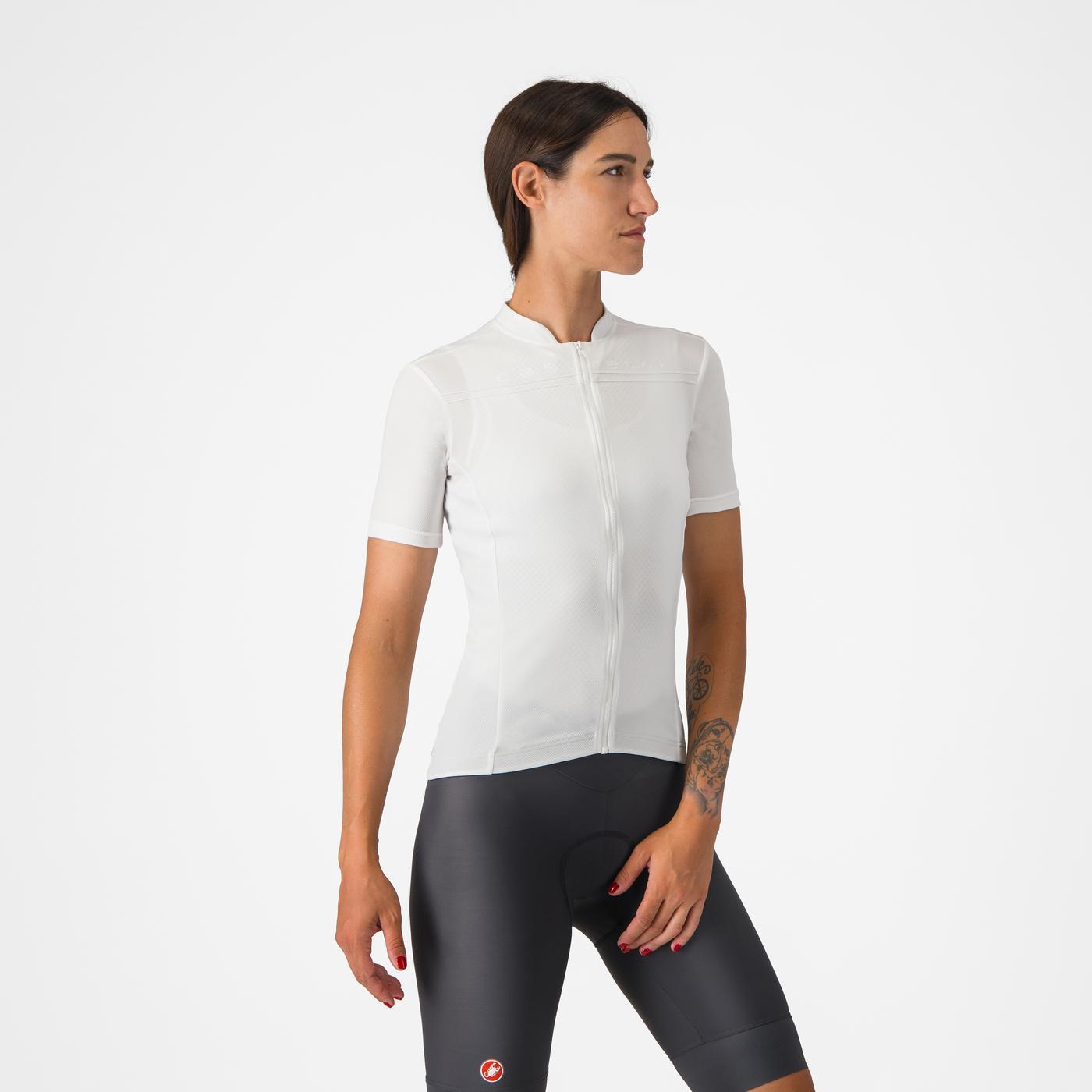 CASTELLI ANIMA 4 Damen Trikot Kurzarm Weiß