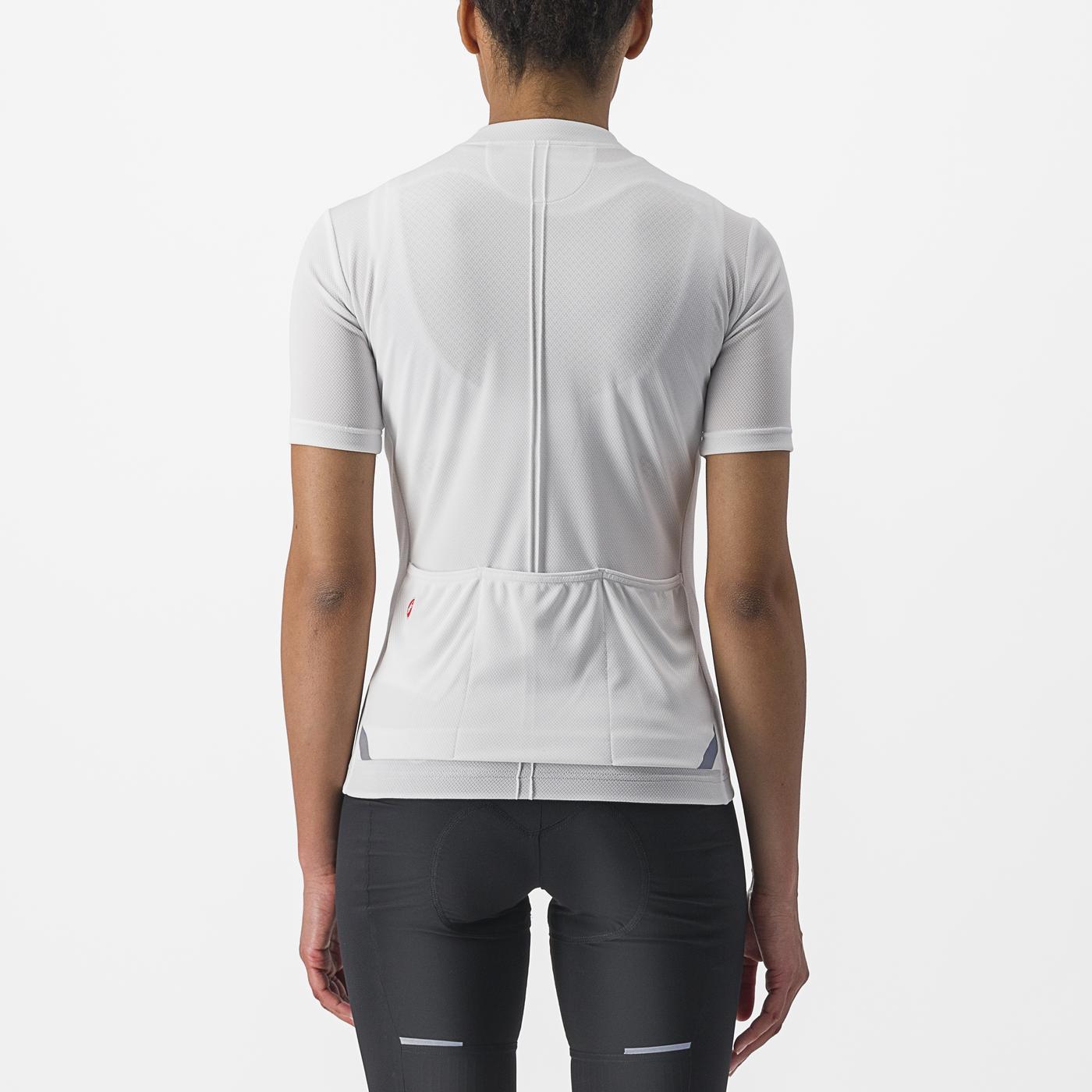 CASTELLI ANIMA 4 Damen Trikot Kurzarm Weiß