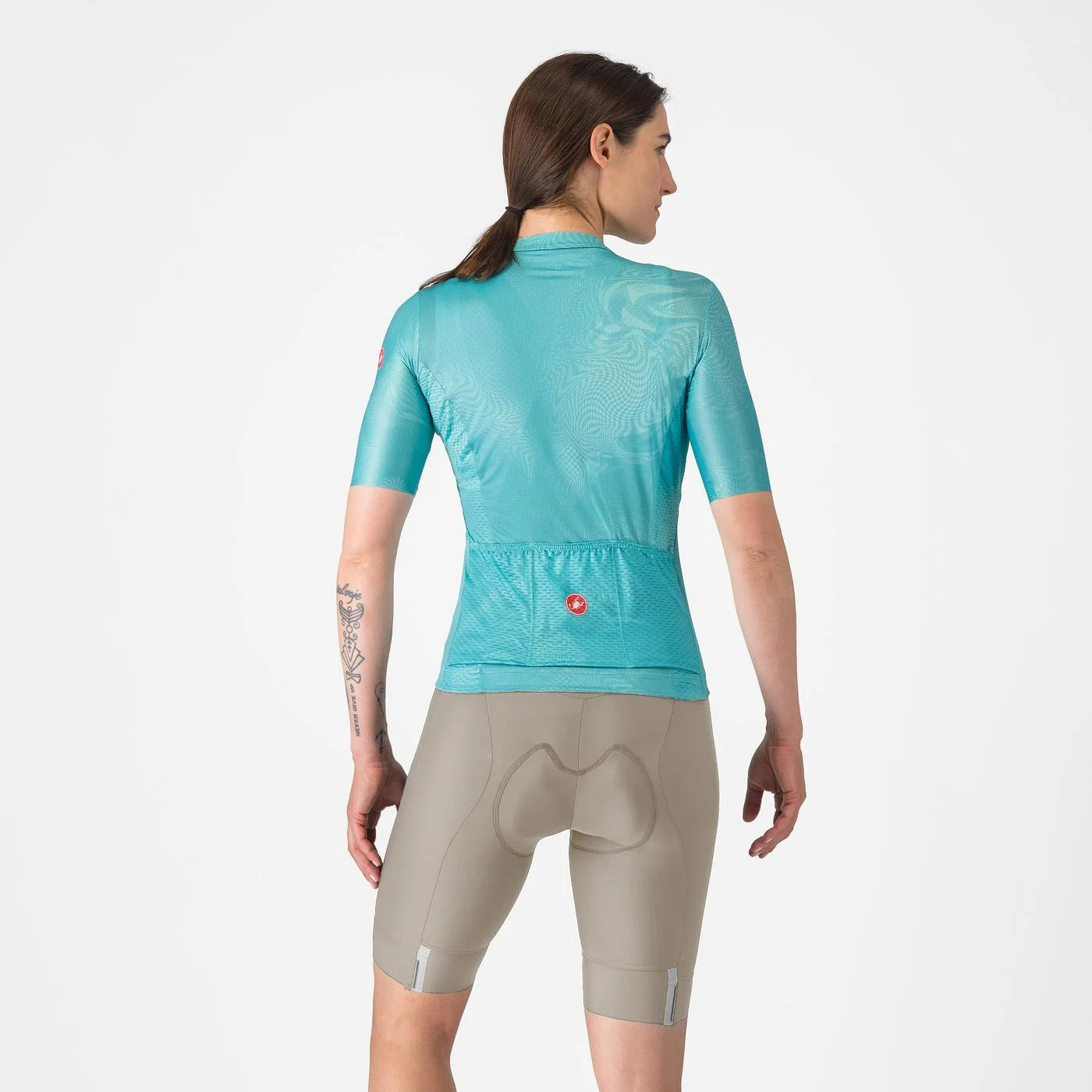 CASTELLI PRIMA 2 DT Damen Kurze Trägerhose Grau