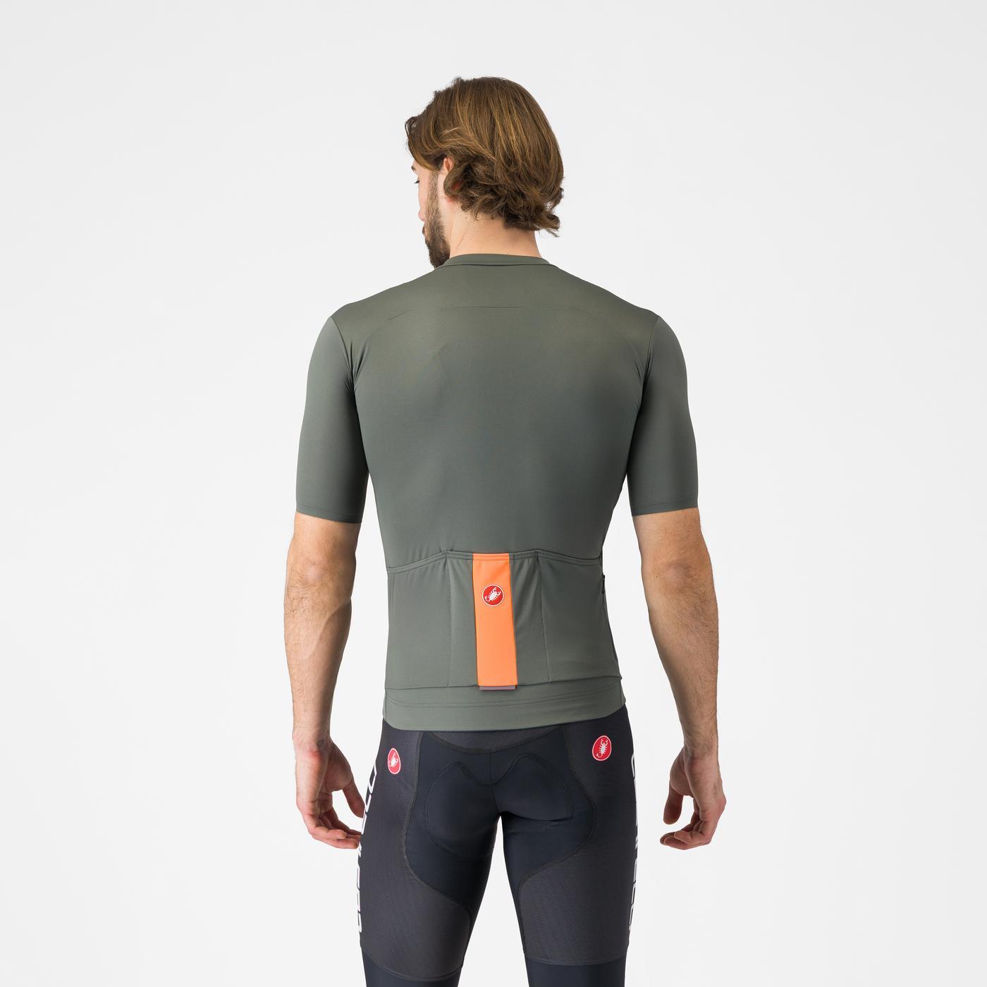 CASTELLI PROLOGO LITE Trikot Kurzarm Grau/Orange