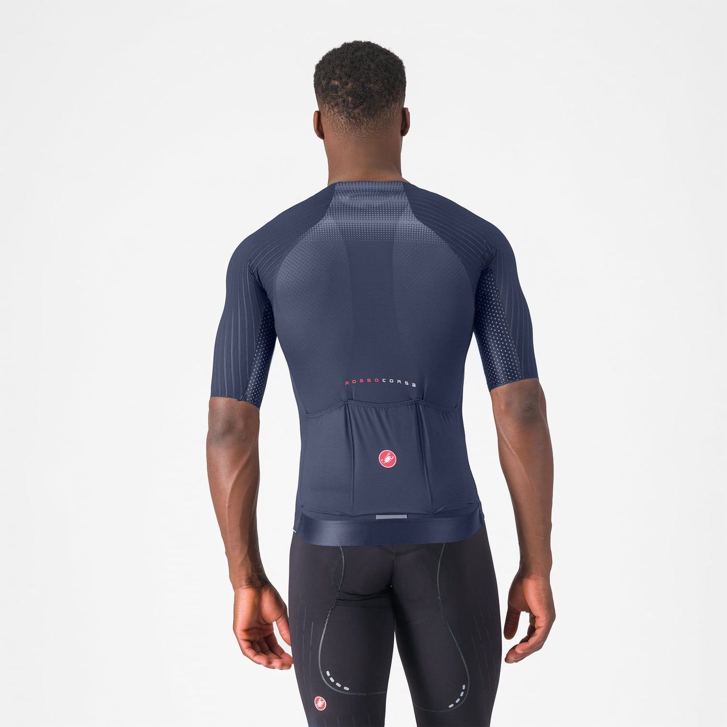 Trikot CASTELLI AERO RACE 8S Kurzarm Marine