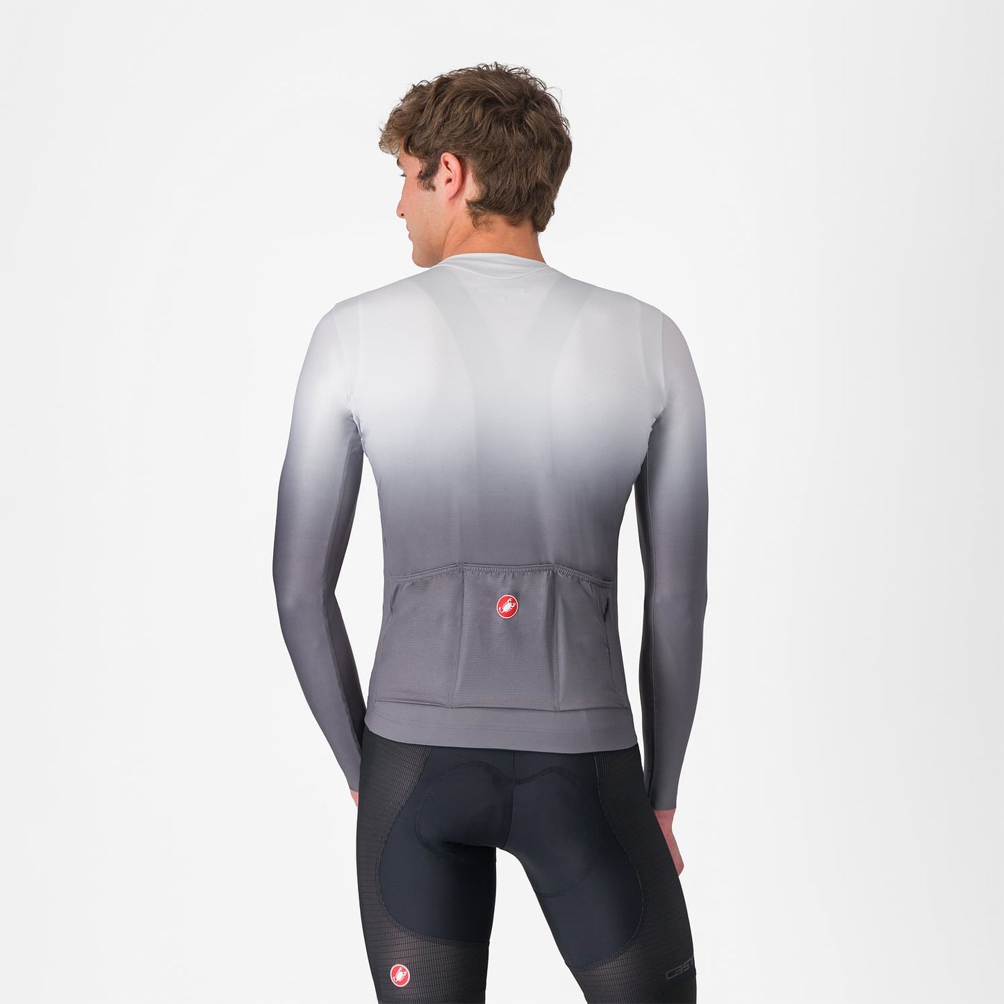 CASTELLI UPF Trikot Langarm Grau
