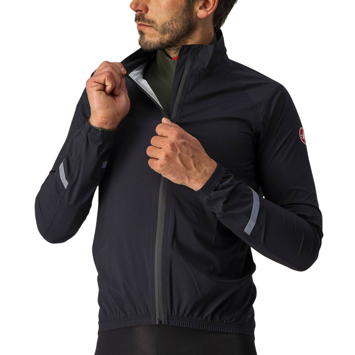 CASTELLI EMERGENCY 2 RAIN Jacke Schwarz