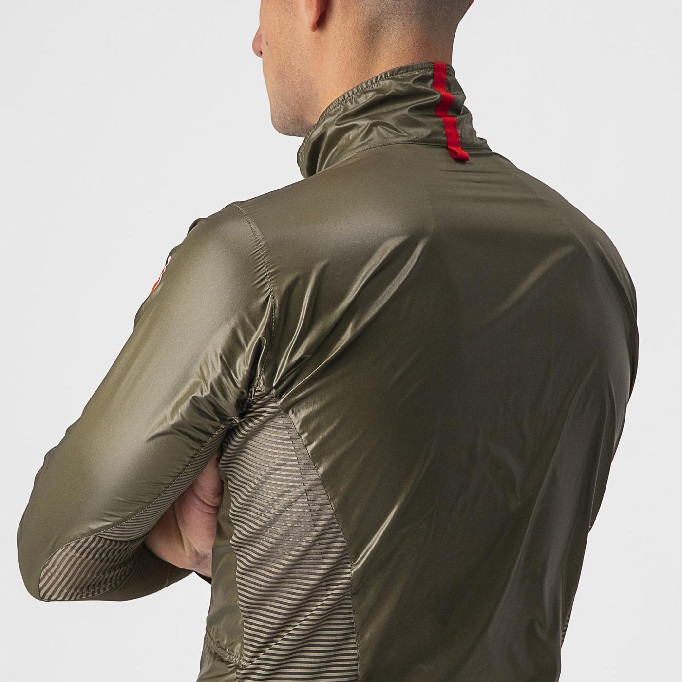 CASTELLI ARIA SHELL Jacke Braun