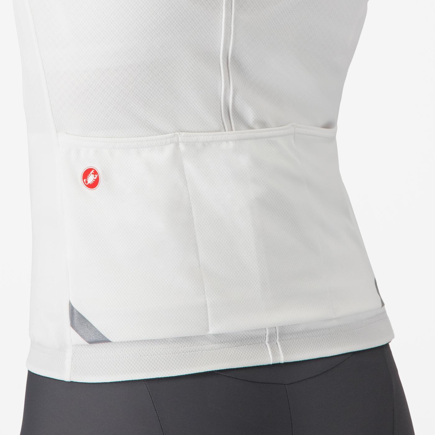 CASTELLI ANIMA 4 Damen Trikot Kurzarm Weiß