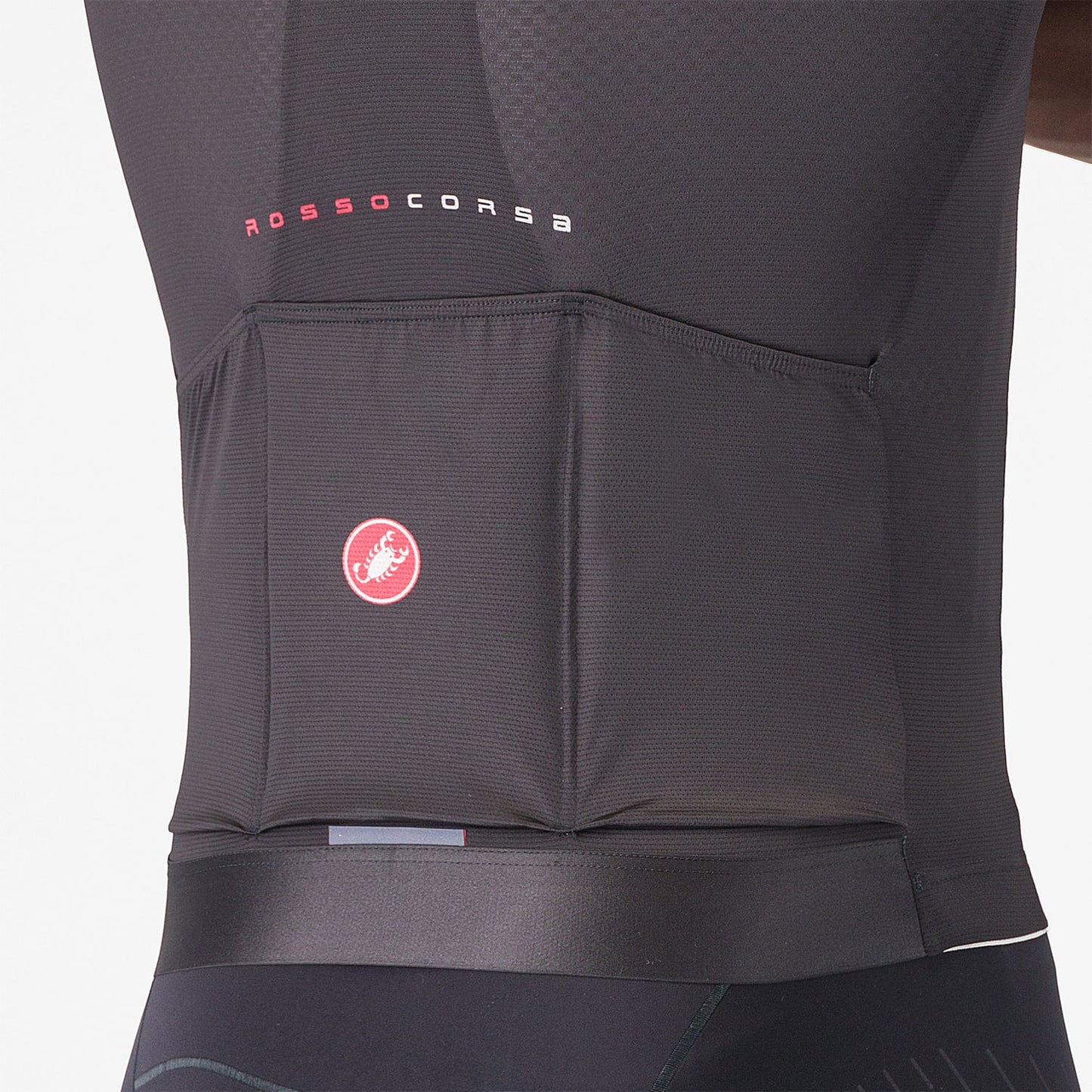CASTELLI AERO RACE 8S Trikot Kurzarm Schwarz