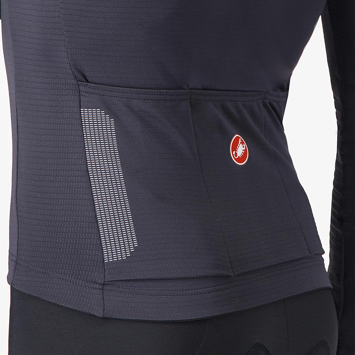 CASTELLI PURO 4 Trikot Langarm Grau