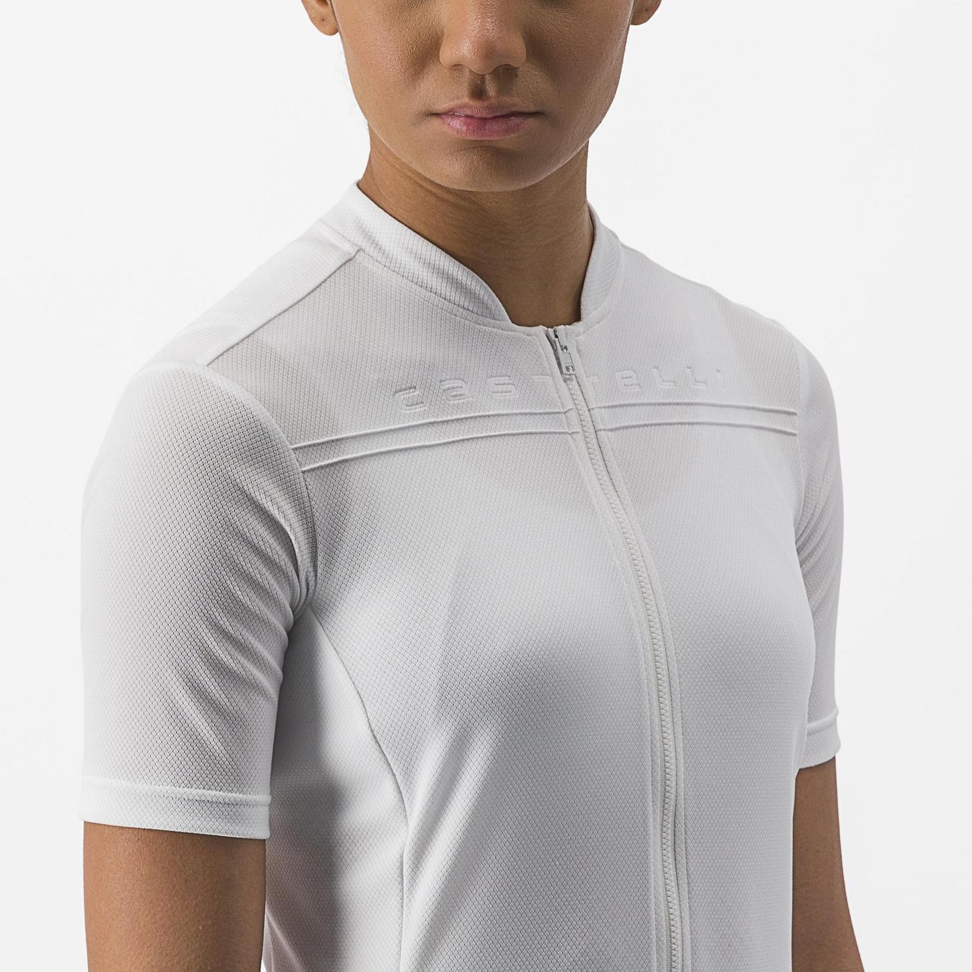 CASTELLI ANIMA 4 Damen Trikot Kurzarm Weiß
