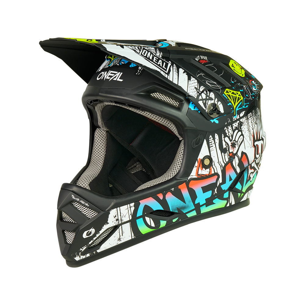 O'NEAL BACKFLIP RANCID MTB-Helm Schwarz/Weiß – Probikeshop
