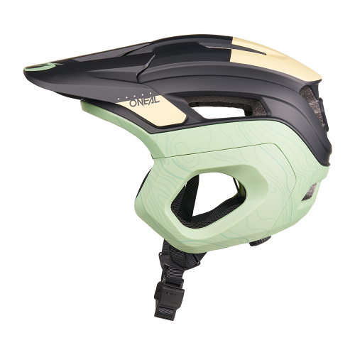 O'NEAL TRAPPER EVO TOPO Mountainbike-Helm Schwarz/Sand/Mint – Probikeshop
