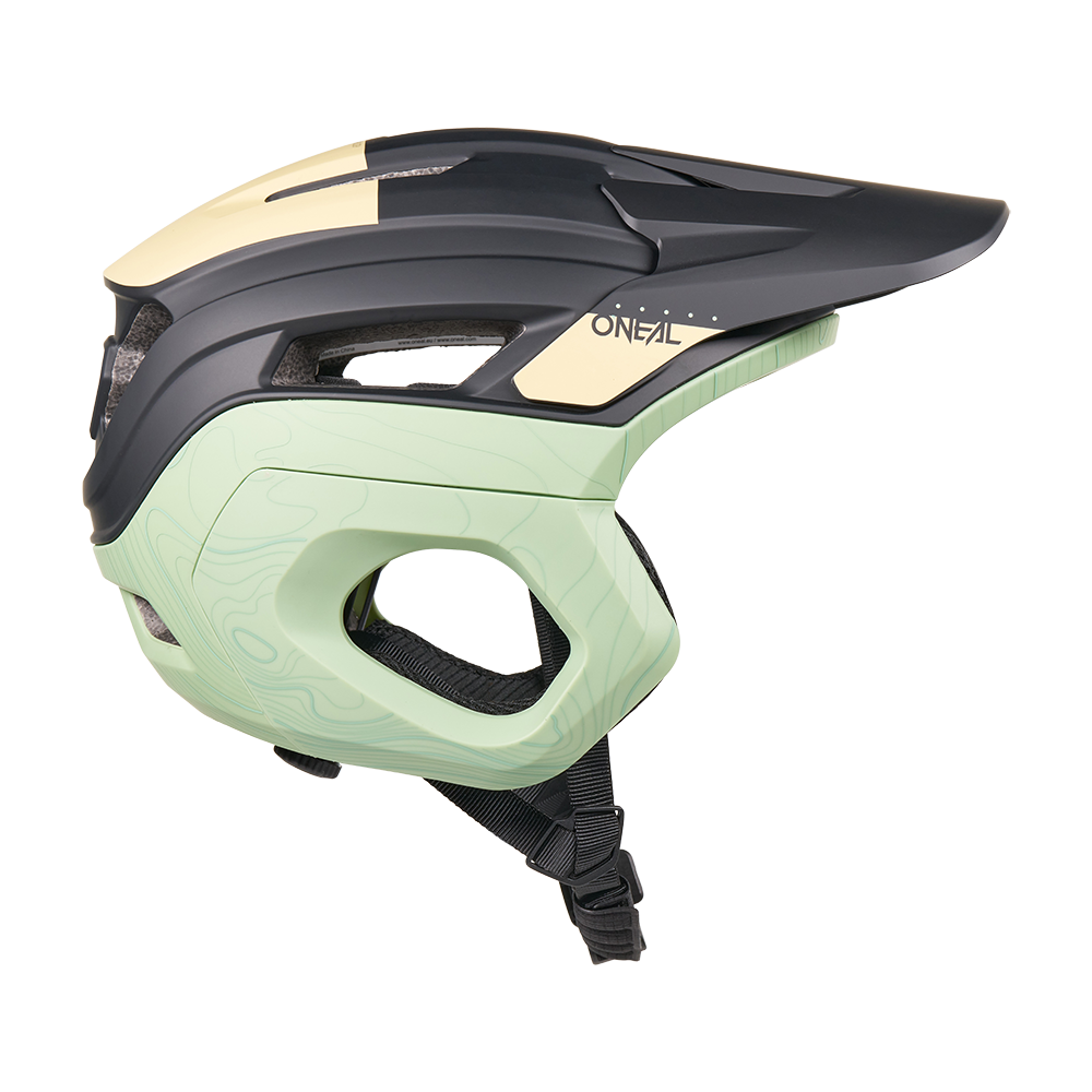 O'NEAL TRAPPER EVO TOPO Mountainbike-Helm Schwarz/Sand/Mint