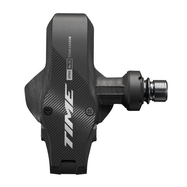 Pedale TIME X PRO 12 Q-Factor 53 Carbon Schwarz/Silber