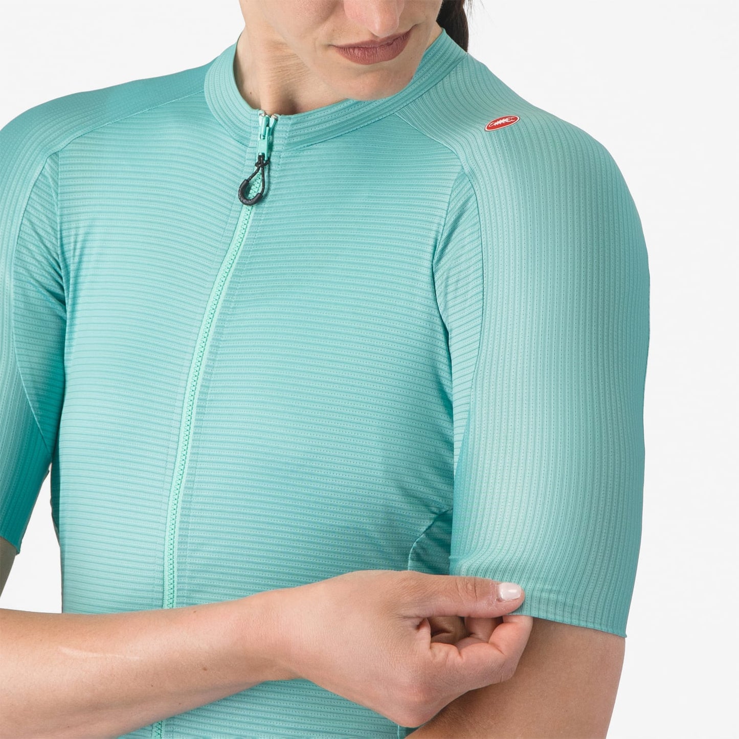 CASTELLI ESPRESSO Damen Trikot Kurzarm Türkis