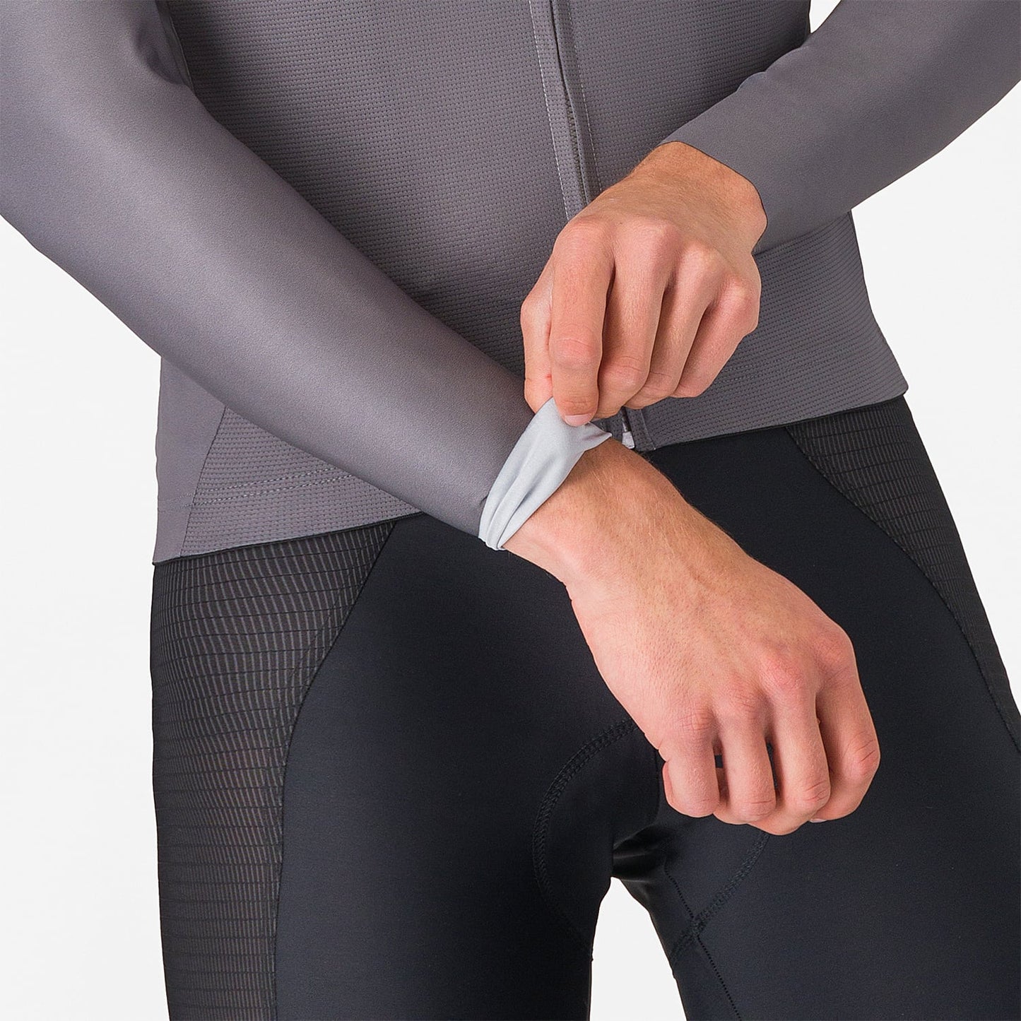 CASTELLI UPF Trikot Langarm Grau