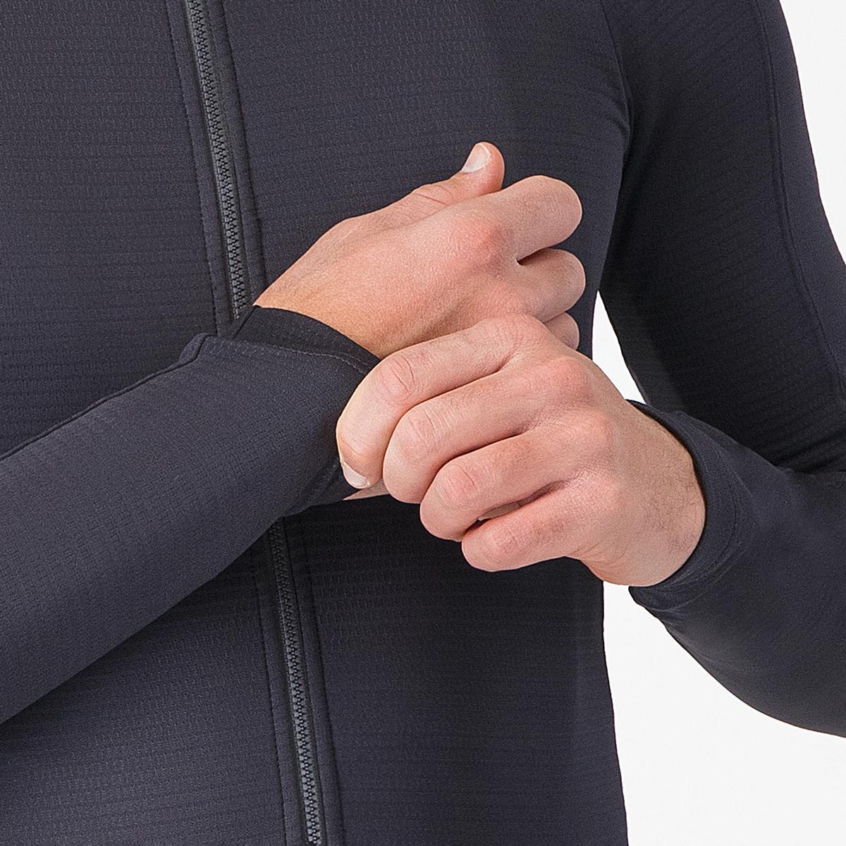 CASTELLI PURO 4 Trikot Langarm Grau