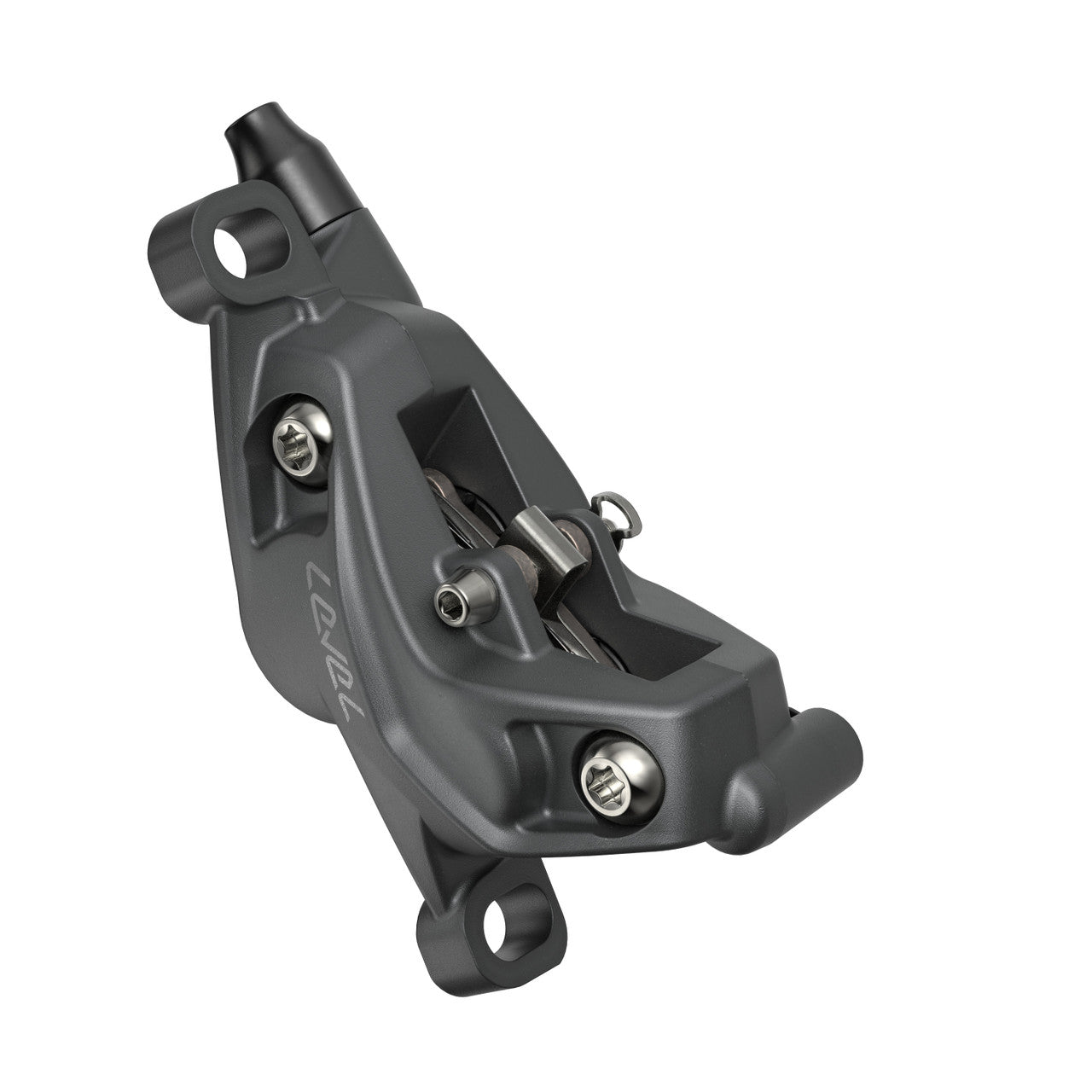 Paar SRAM LEVEL BRONZE STEALTH 4-Kolben Bremsen Grau