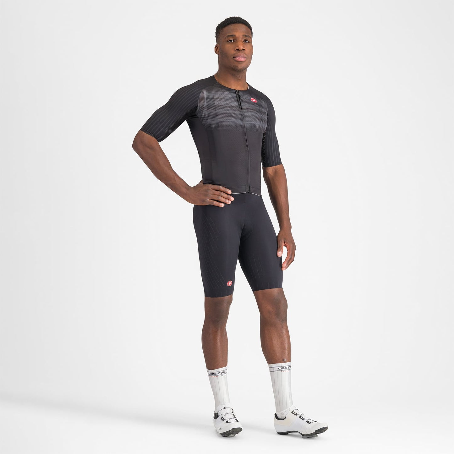 CASTELLI AERO RACE 8S Trikot Kurzarm Schwarz