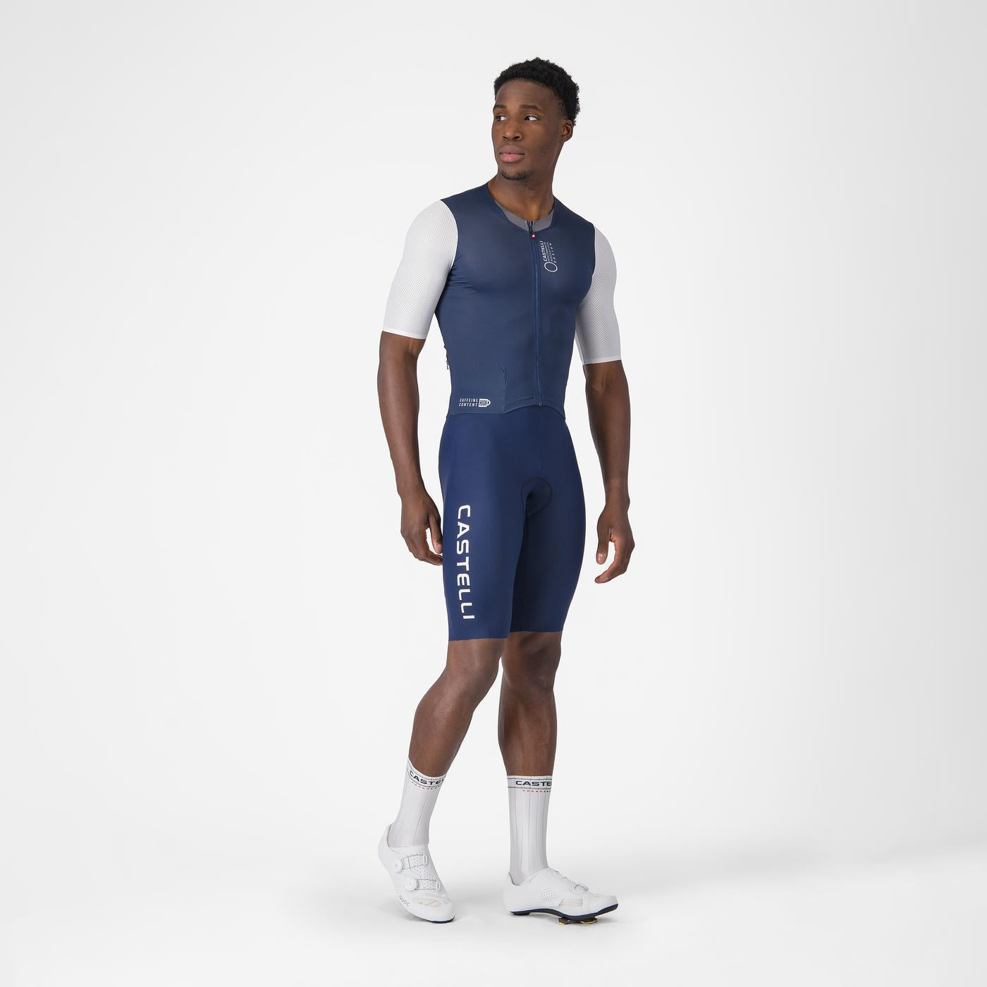 CASTELLI SATURDAY MORNING Einteiler Blau/Weiß