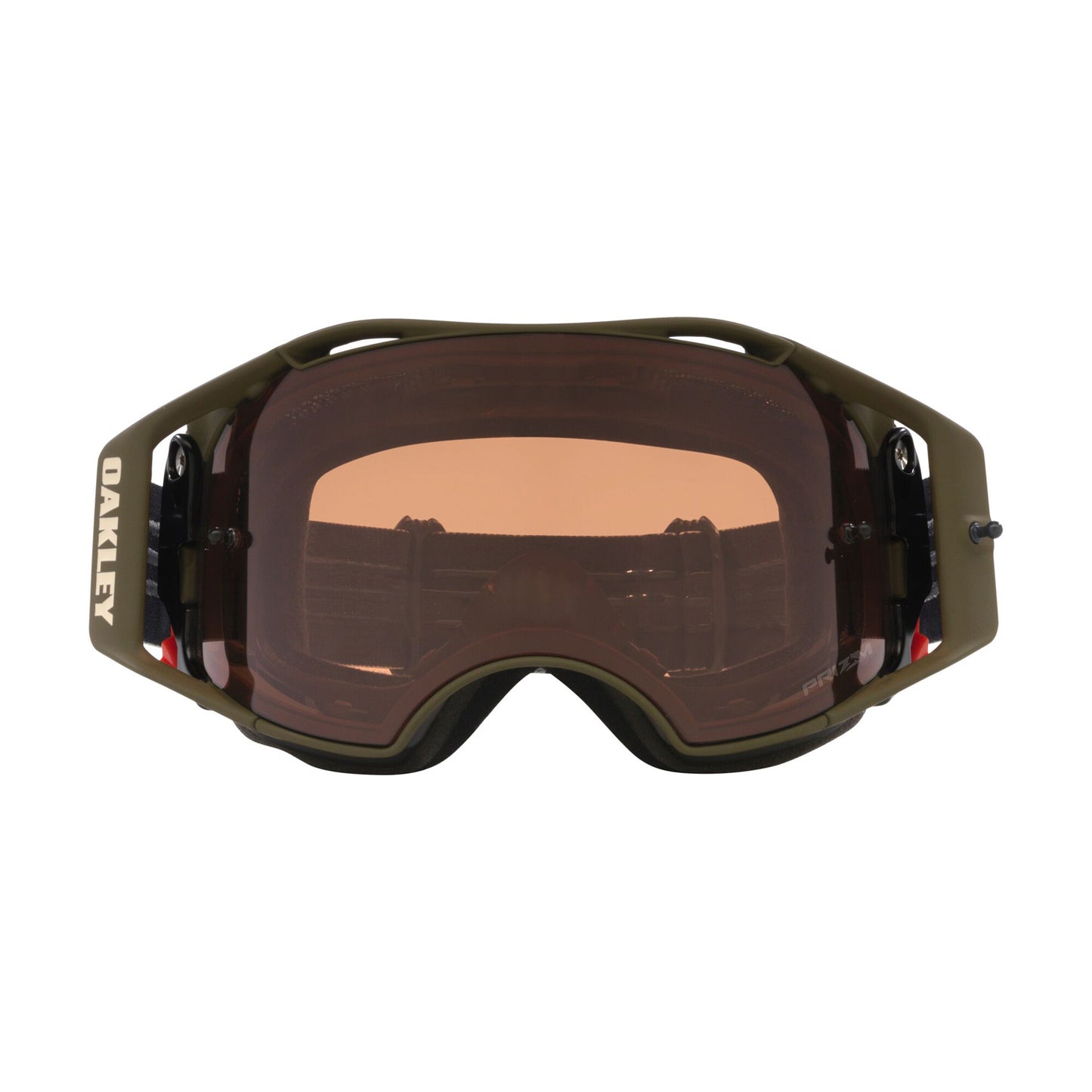 OAKLEY AIRBRAKE MTB-Maske Dark Brush Camo Visier Prizm Mx Bronze