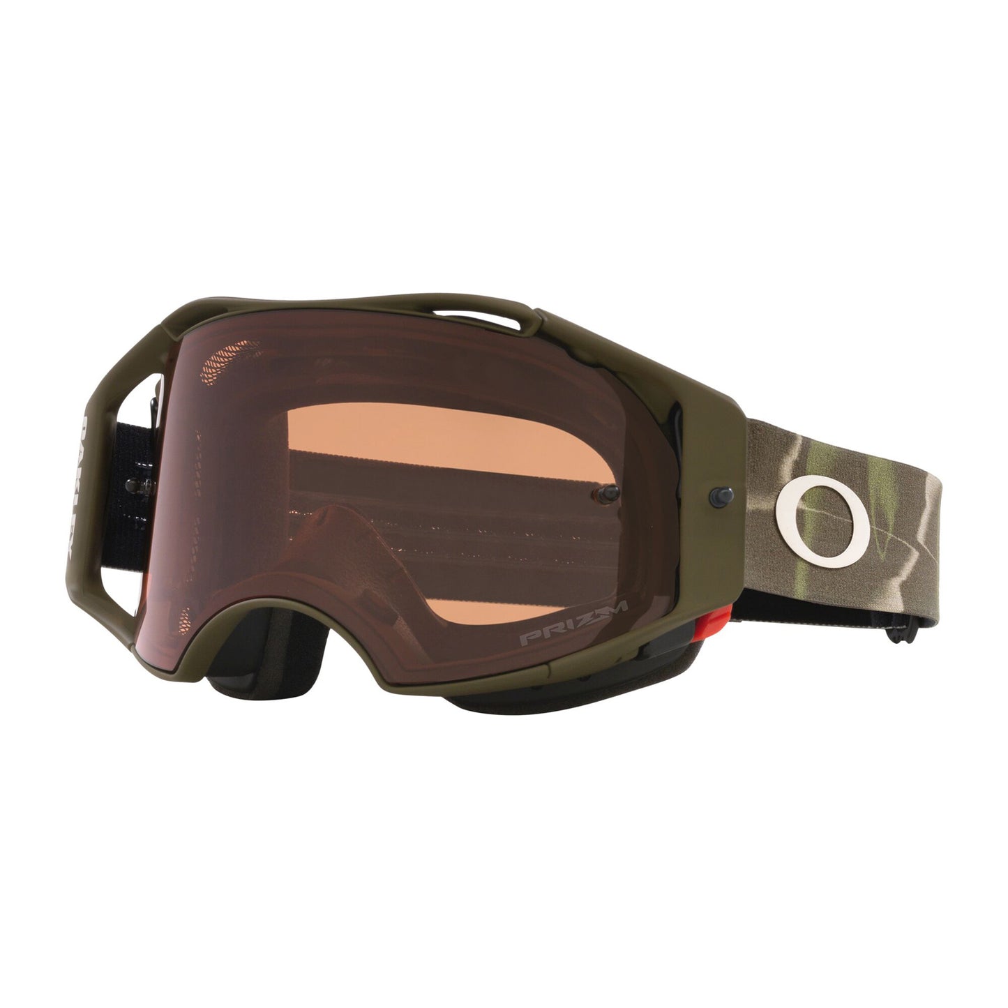 OAKLEY AIRBRAKE MTB-Maske Dark Brush Camo Visier Prizm Mx Bronze