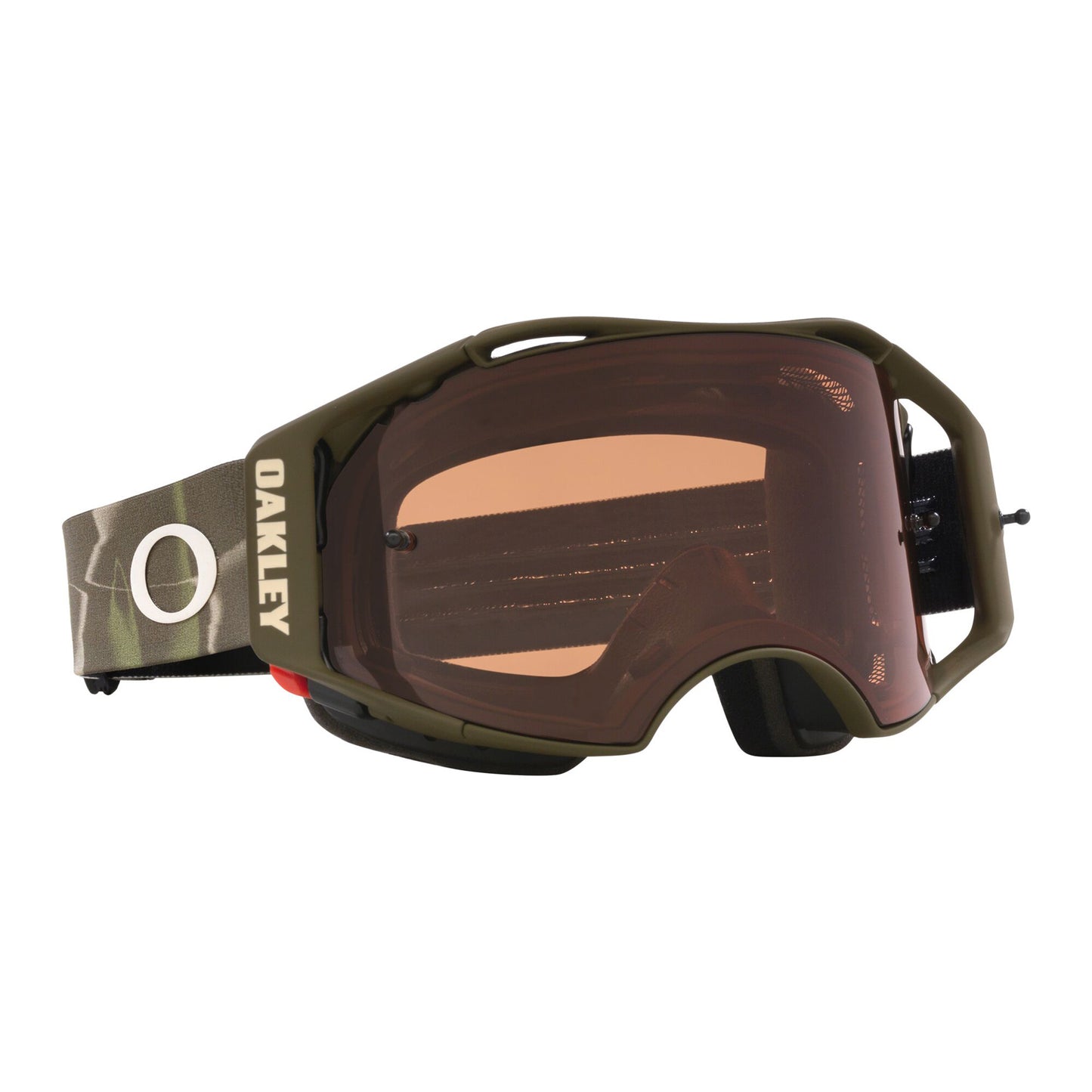 OAKLEY AIRBRAKE MTB-Maske Dark Brush Camo Visier Prizm Mx Bronze