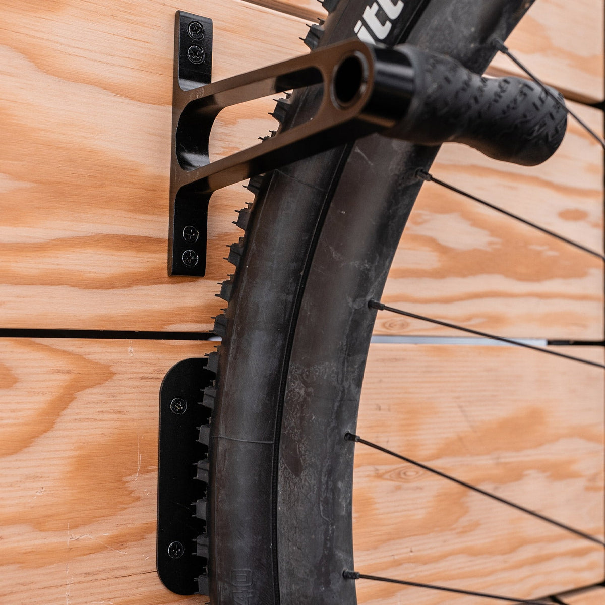LEZYNE CNC-Aluminium-Wandhaken für Fahrräder Schwarz