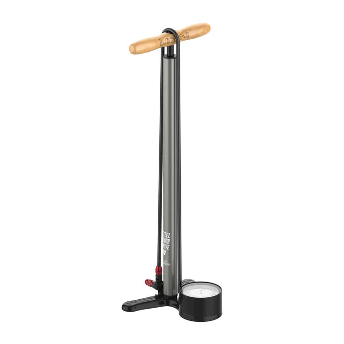 Standpumpe LEZYNE STEEL FLOOR DRIVE 3.5 HV Schwarz
