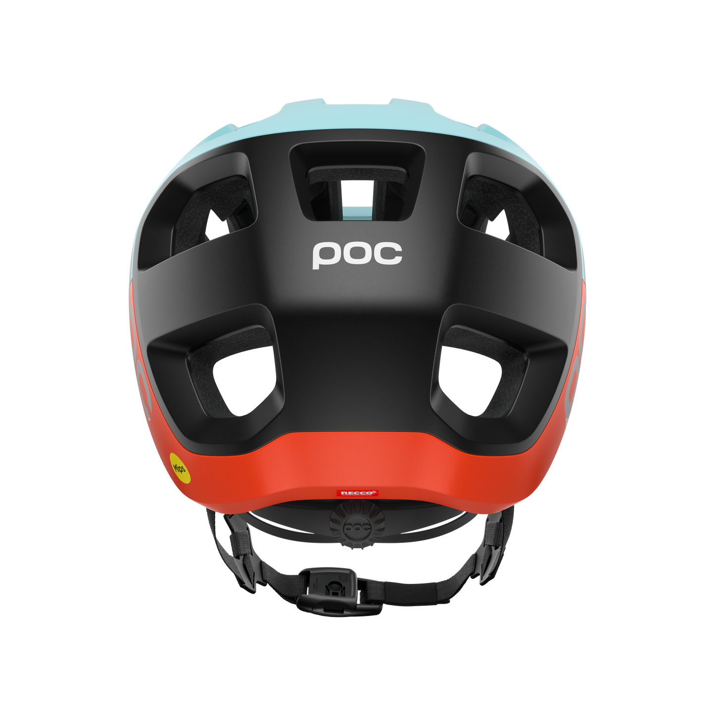 MTB-Helm POC CULARIS Blau/Orange Matt