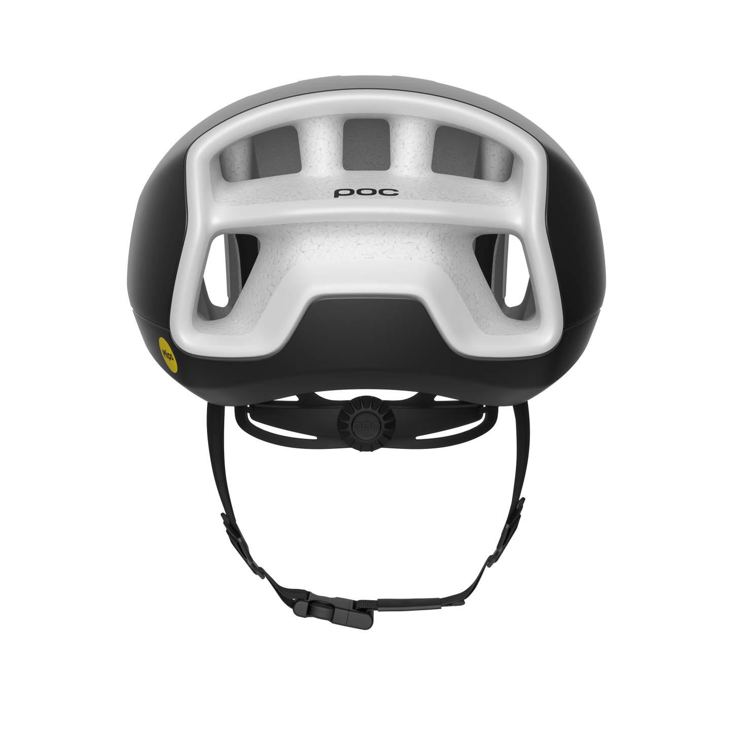 POC CYTAL MIPS Rennradhelm, mattschwarz/mattweiß