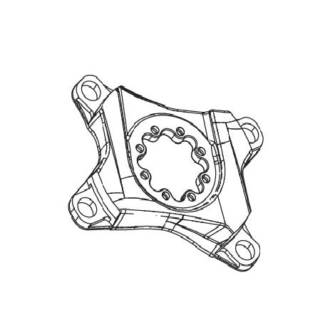 Tretlagerstern SRAM Force 22 / Force 1 mit BCD 110