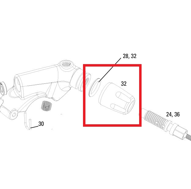 Set ROCKSHOX SPEED ADJUST-Rad. - REVERB A2-B1
