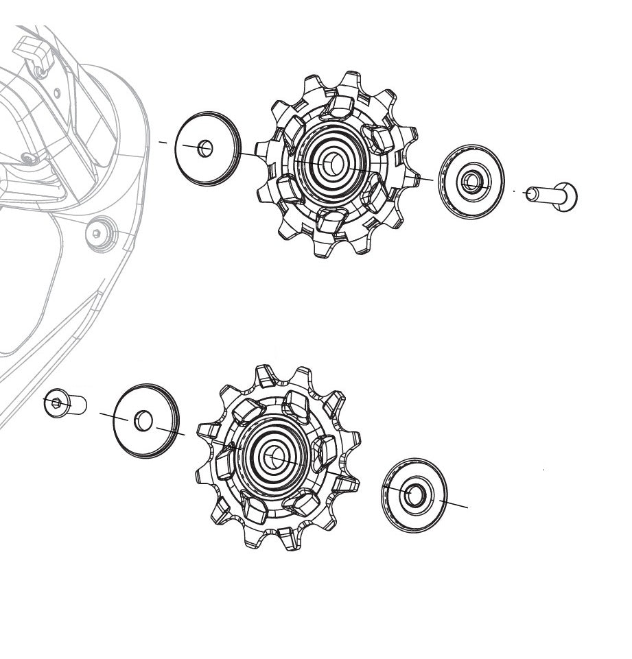 Schaltwerksrollen SRAM FORCE AXS 12V
