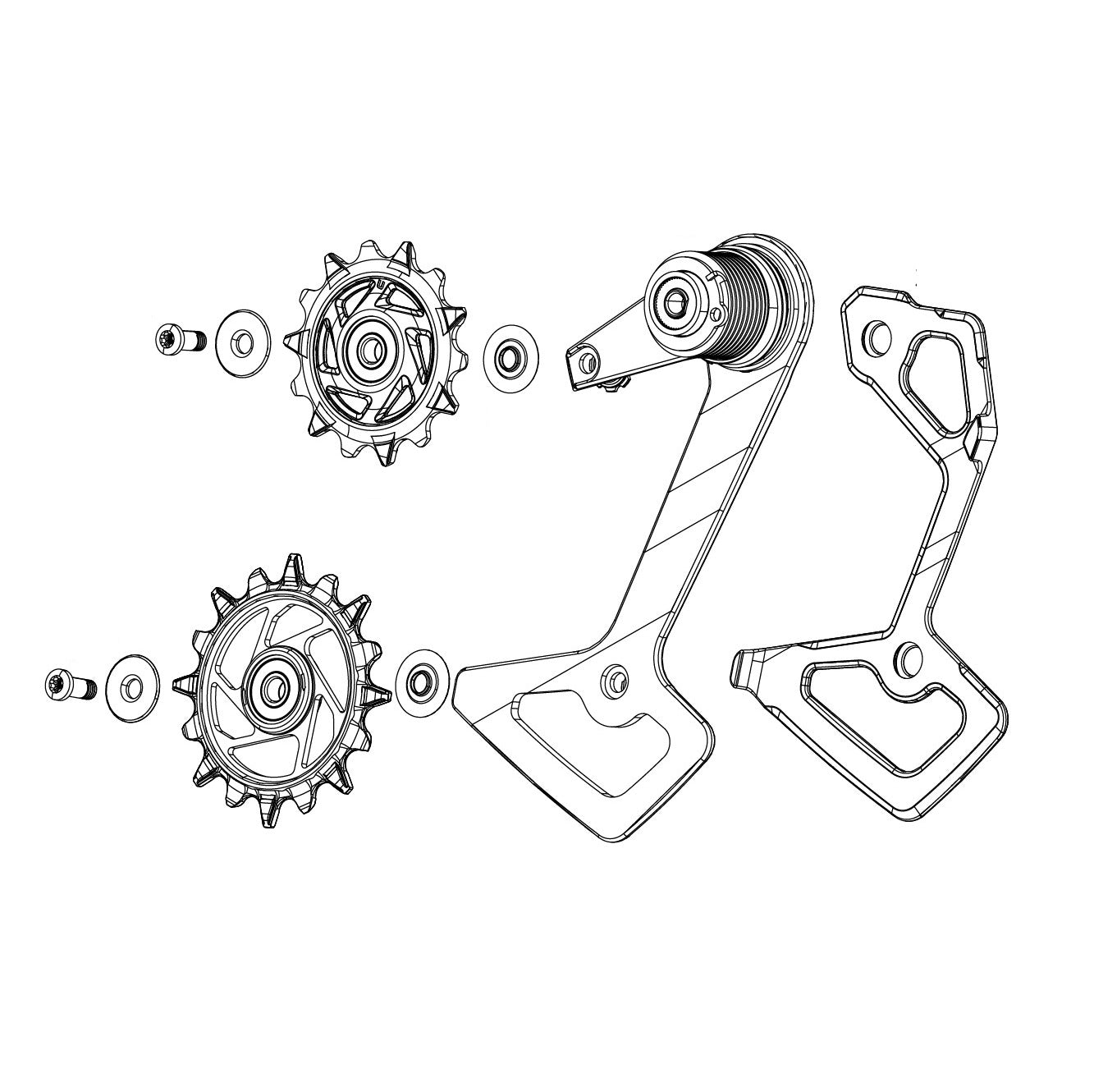 SRAM RED XPLR AXS E1 Schaltauge