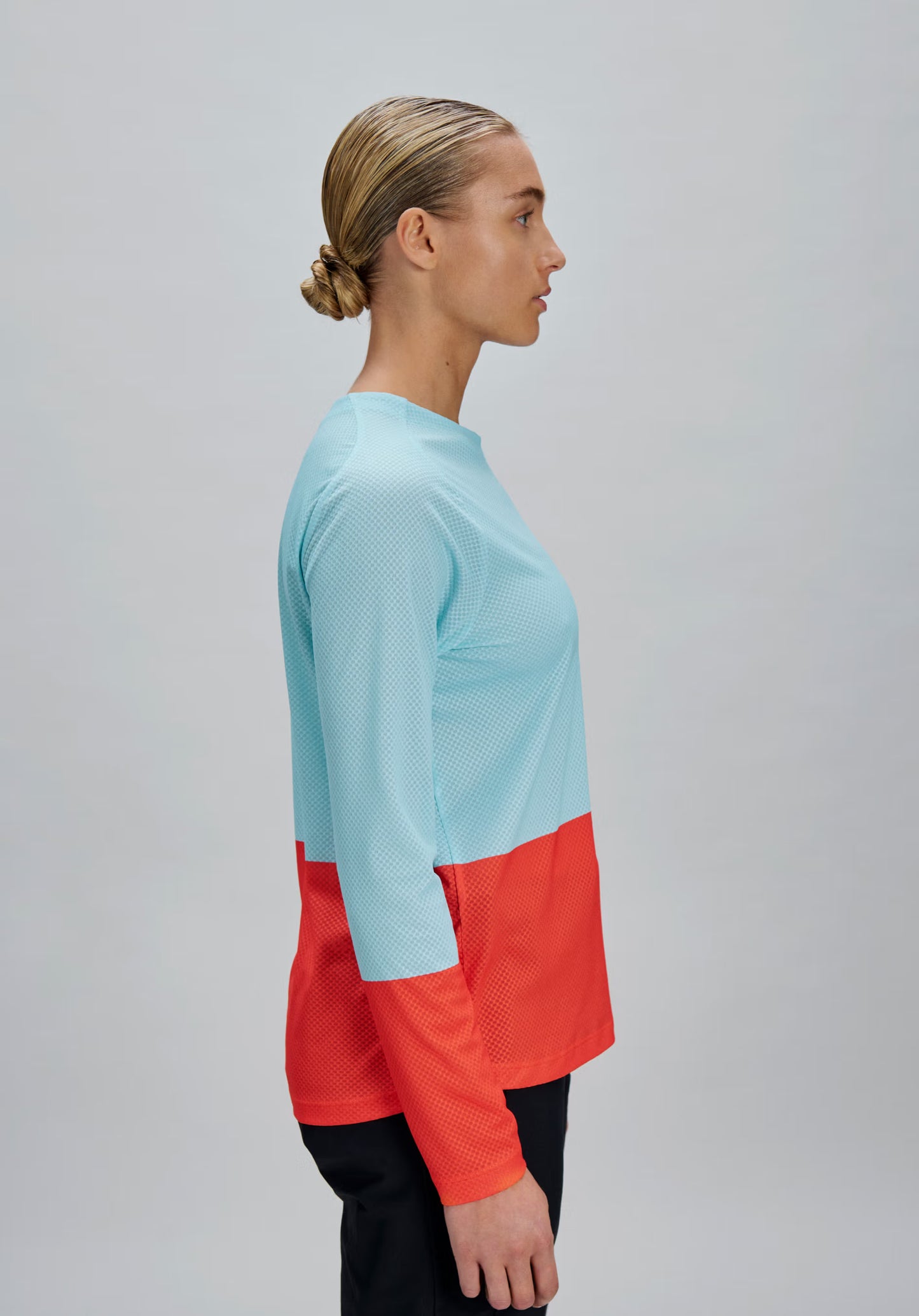 POC MOTION AIR Trikot Langarm Frau Blau/Orange