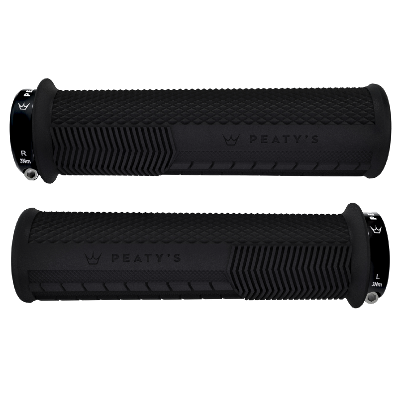PEATY'S MONARCH KNURL Grips Schwarz