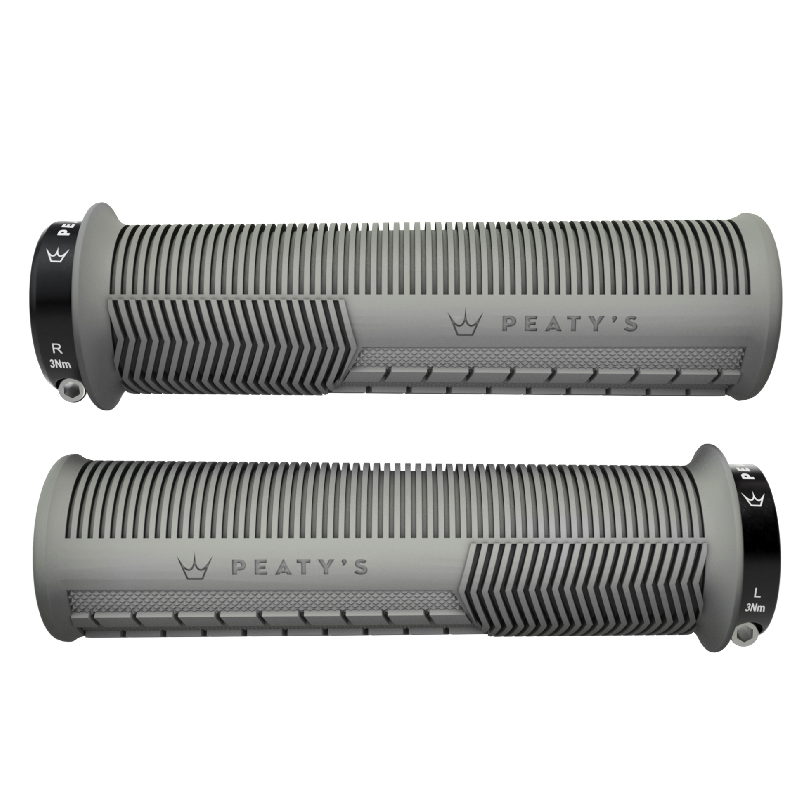 PEATY'S MONARCH MUSHROOM Grips Grau