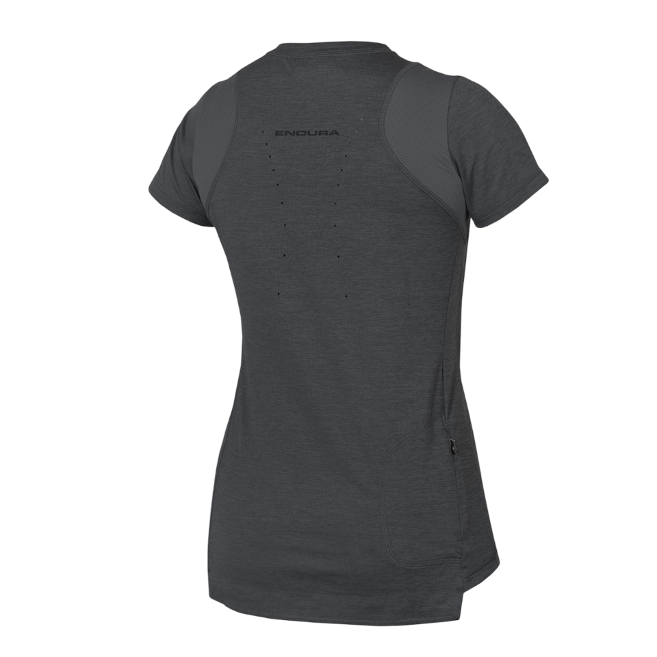 ENDURA SINGLETRACK Damen Trikot Kurzarm Grau 2025