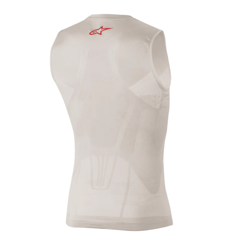 Unterwäsche ALPINESTARS TECH TANK SUMMER Ärmellos Grau/Rot