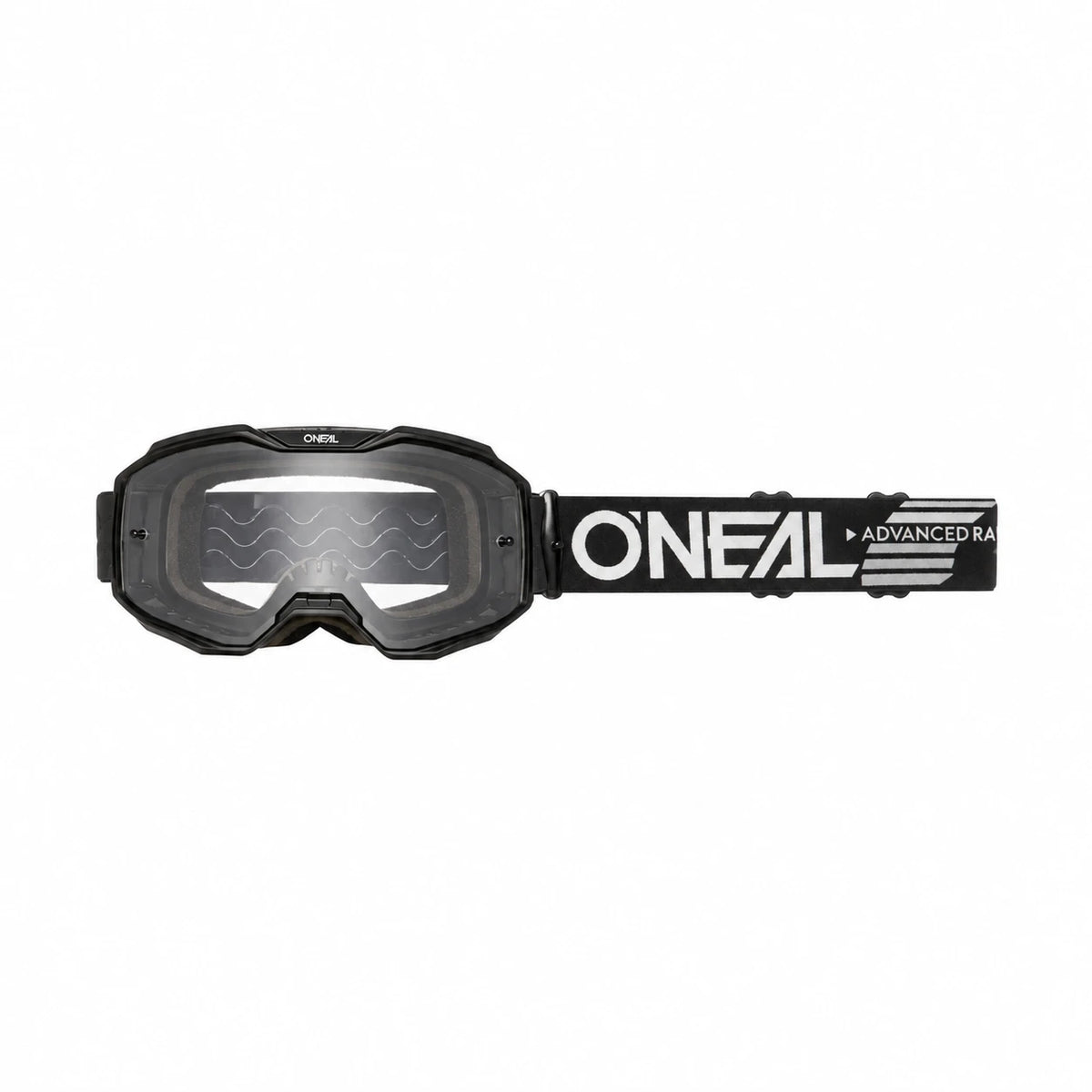 O'NEAL B-10 SOLID Brille Schwarz mit klarer Scheibe
