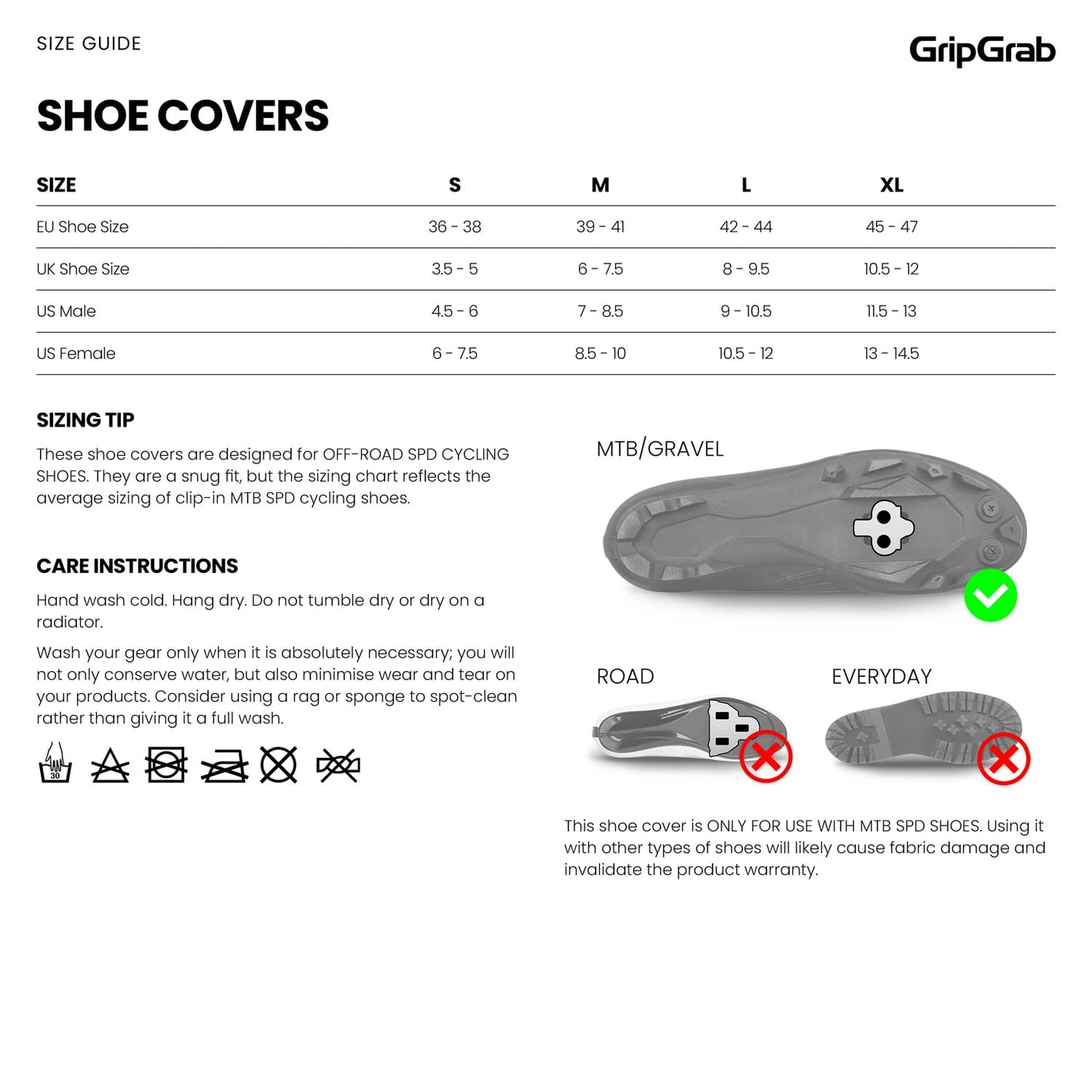 Überziehschuhe GRIPGRAB EXPLORER WATRPROOF GRAVEL Schwarz