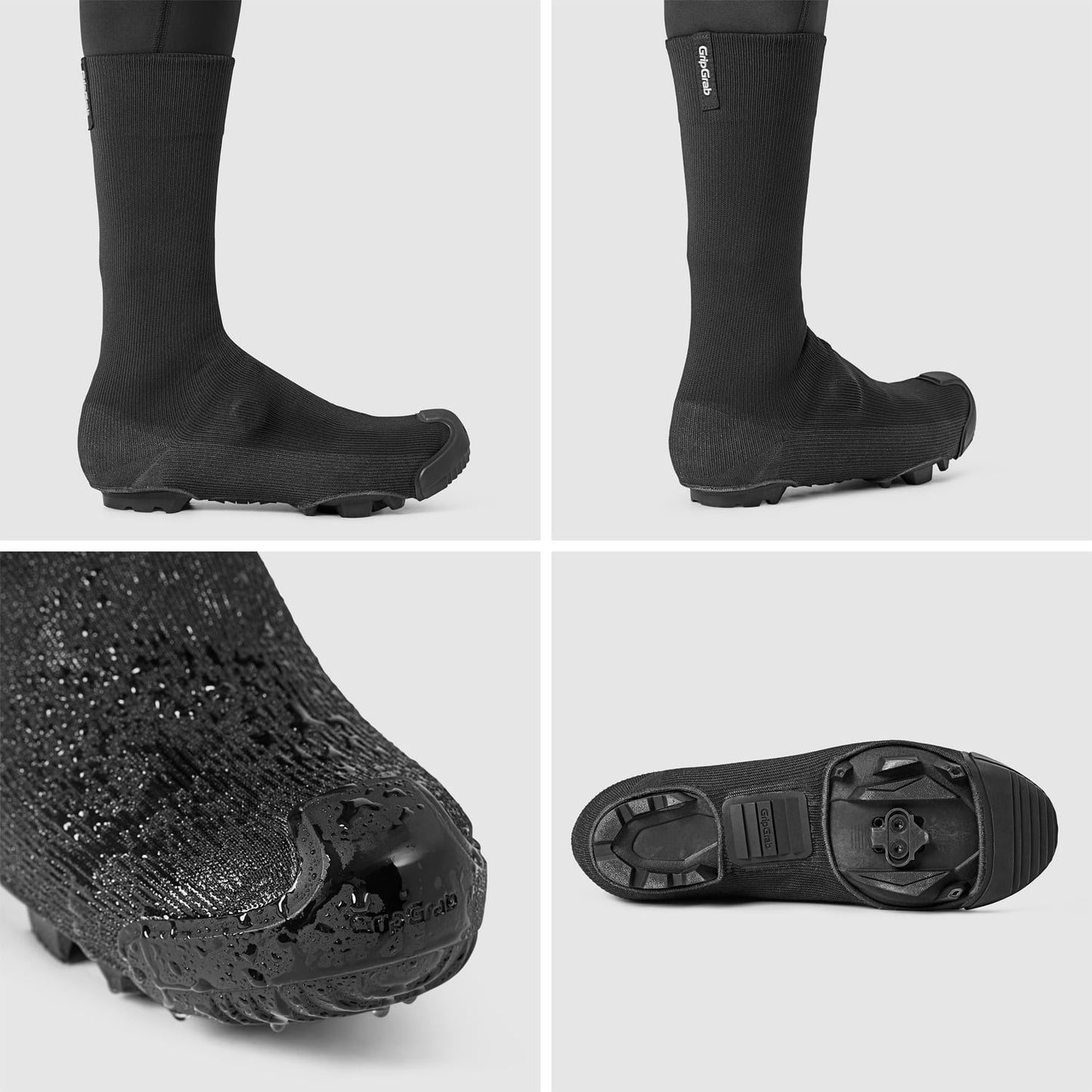 Überziehschuhe GRIPGRAB EXPLORER WATRPROOF GRAVEL Schwarz