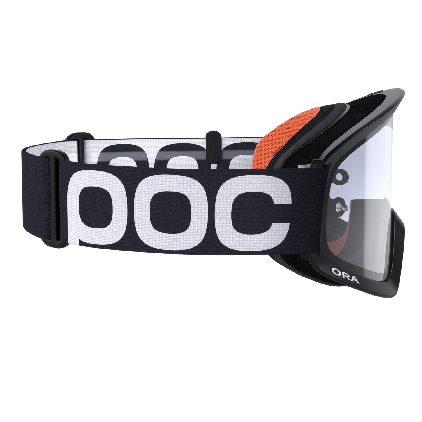 POC ORA DH Maske Schwarz Transparentes Visier
