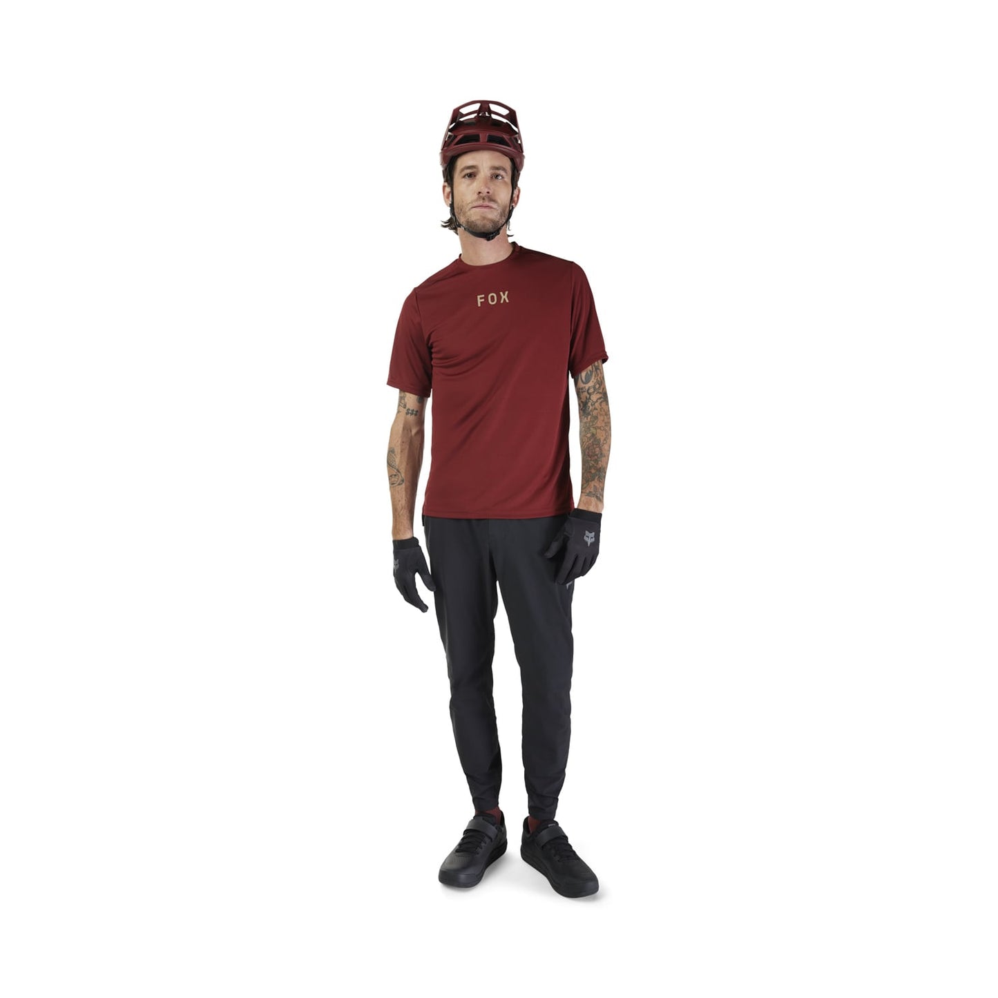 FOX RANGER WORDMARK Trikot Kurze Ärmel Bordeaux 2025