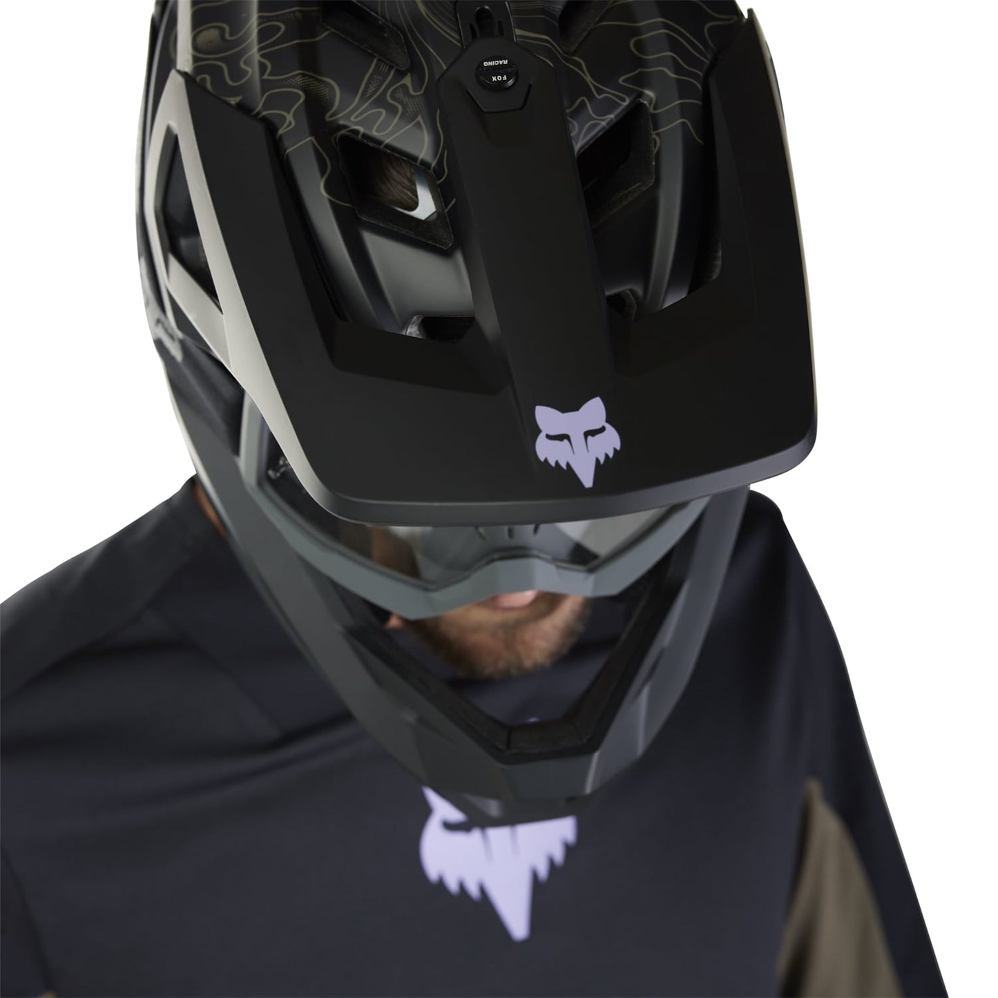 FOX DEFEND PARK Trikot Kurzarm Schwarz 2025