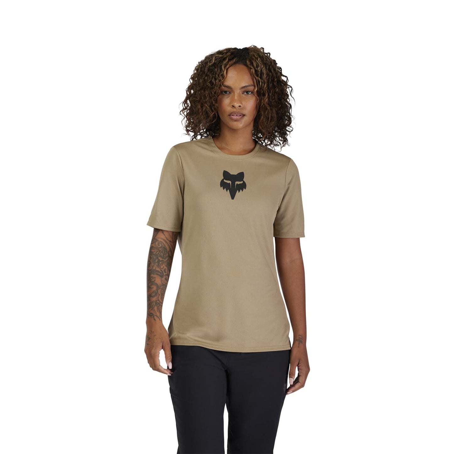 FOX RANGER HEAD Damen Trikot Kurzarm Beige 2025