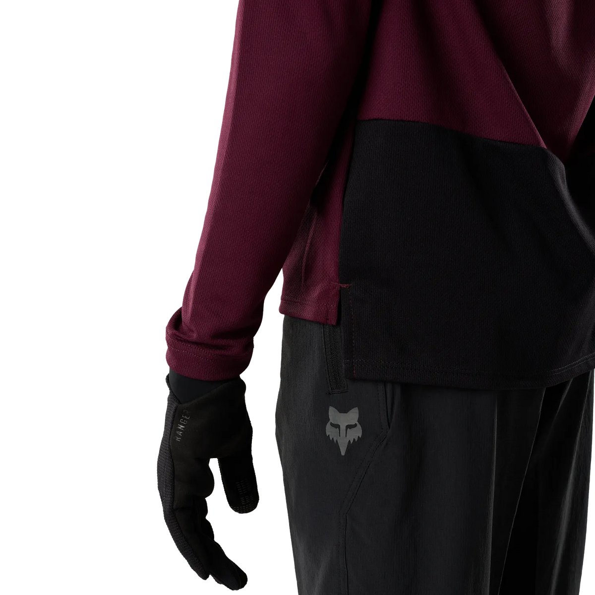 Trikot FOX RANGER FOX HEAD Junior Langarm Bordeaux
