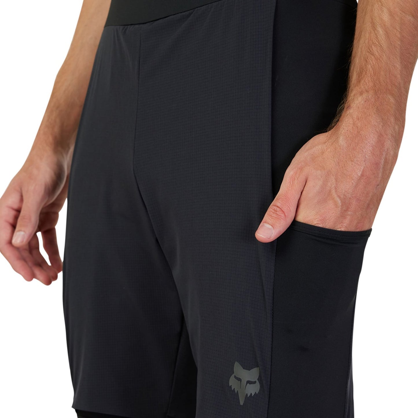 FOX FLEXAIR ASCENT CARGO Bib Shorts Schwarz 2025