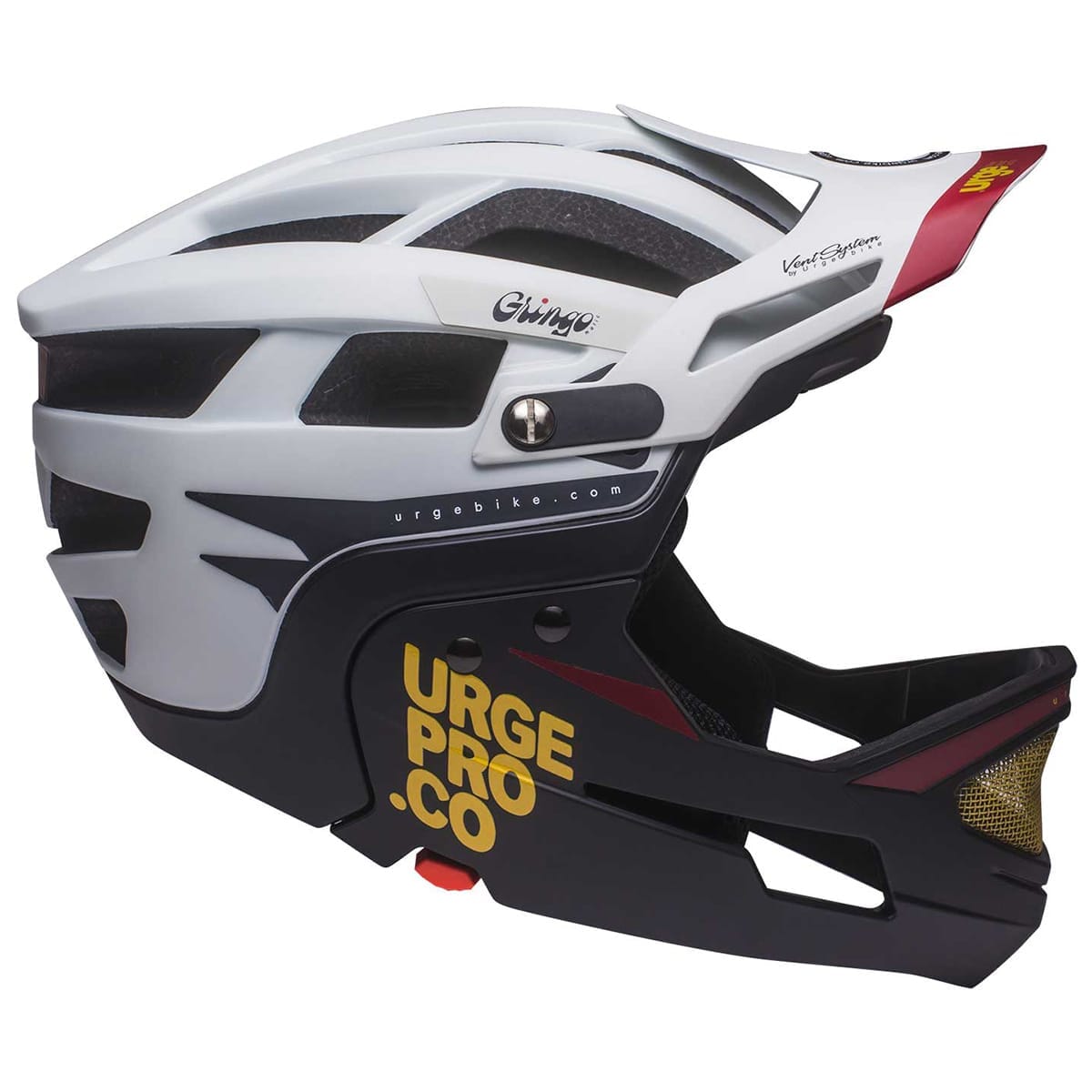 MTB-Helm URGE GRINGO DE LA SIERRA Weiß/Schwarz – Probikeshop
