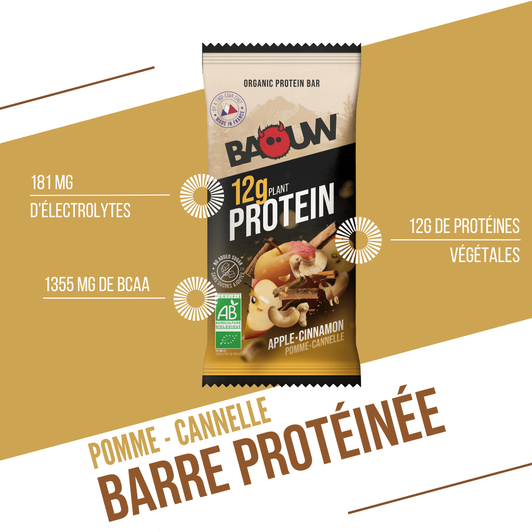 BAOUW BIO Protein Riegel EXTRA Apfel/Zimt (50g)